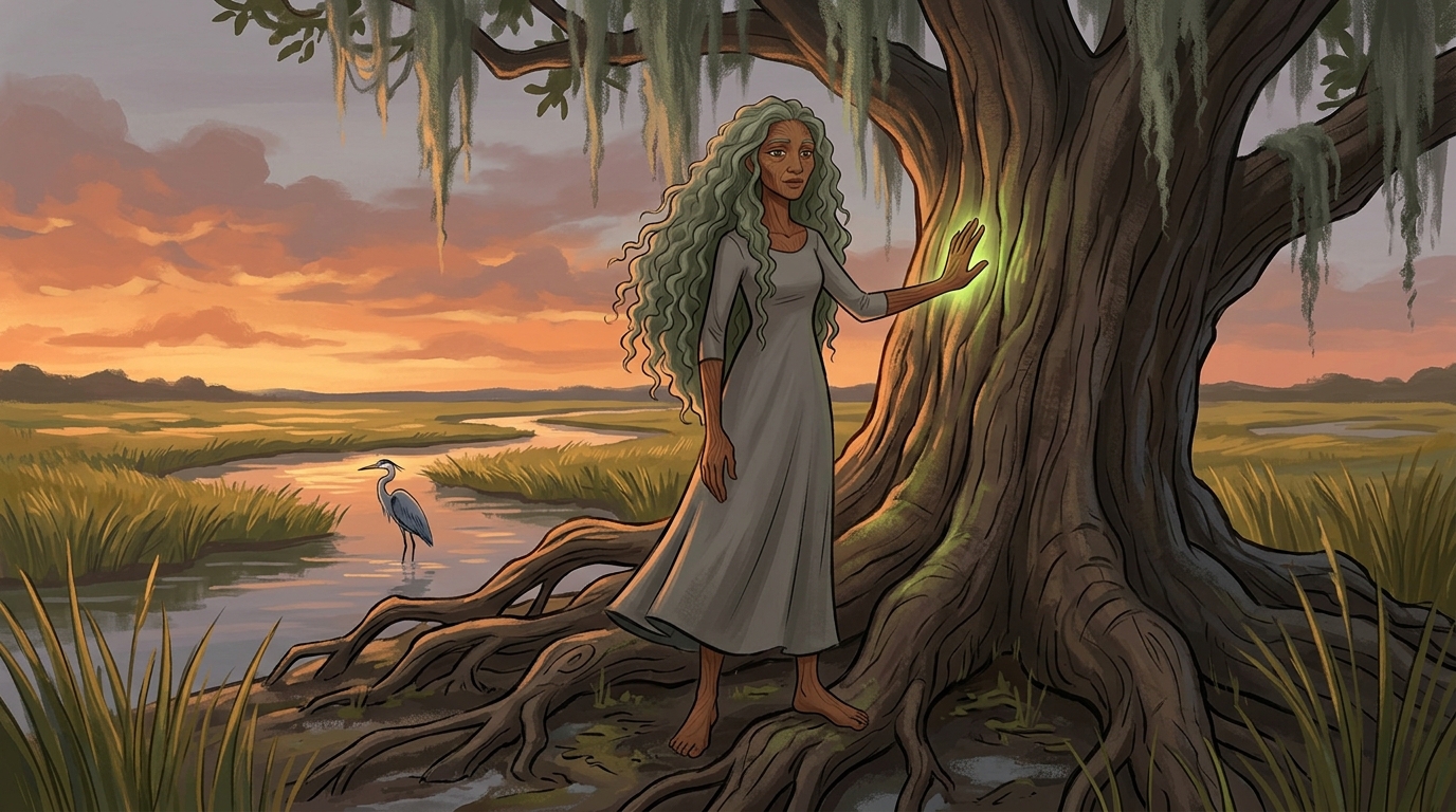 Dryad species artwork