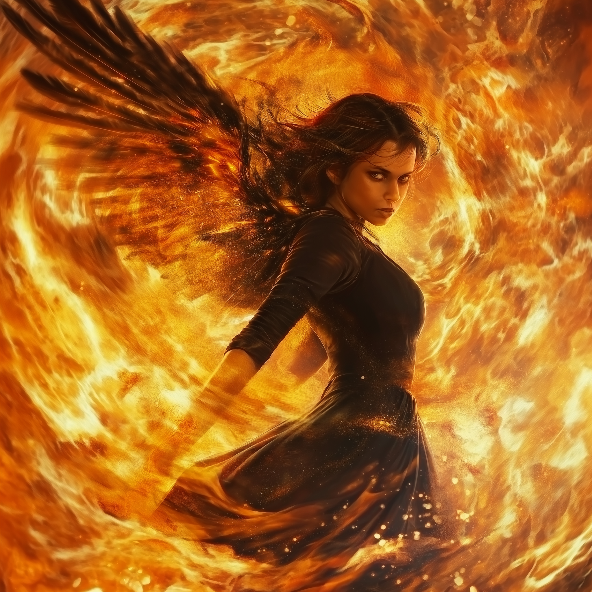 Bennu shifters species artwork